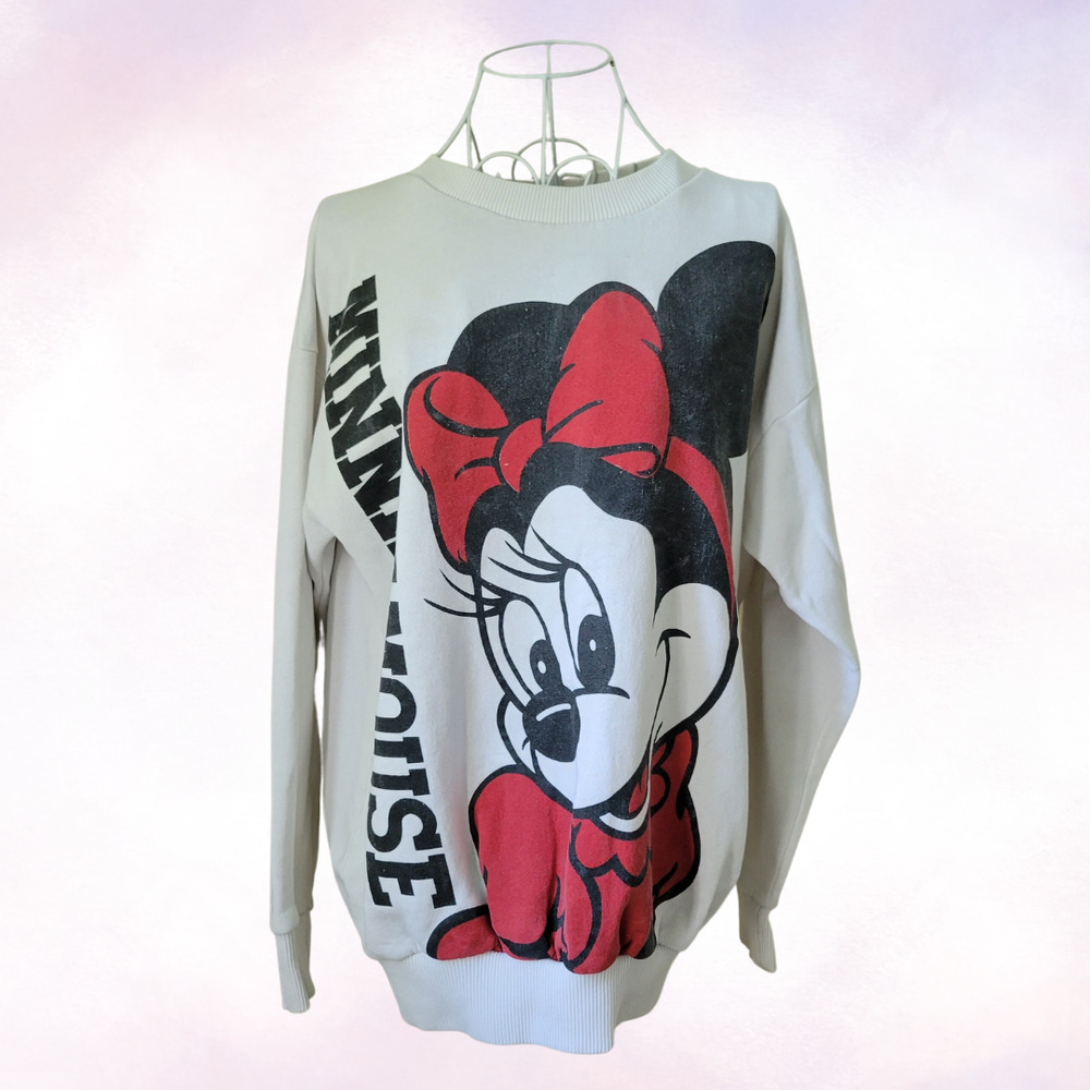 Vintage Disney Minnie Mouse Pullover Sweatshirt